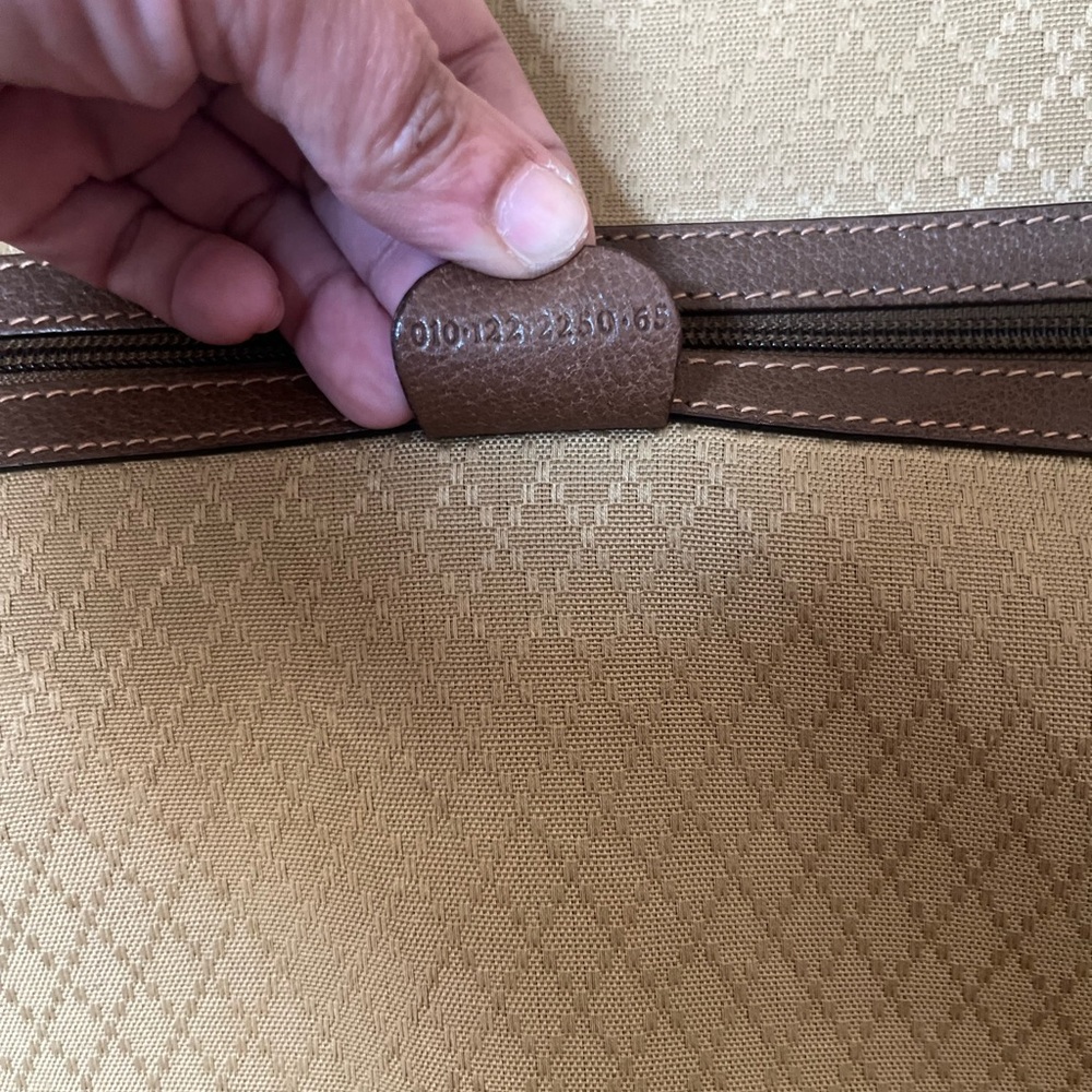 Vintage 1970’s Gucci Gg Monogram Suitcase Travel Luggages, Set of 2 - Picture 14 of 16